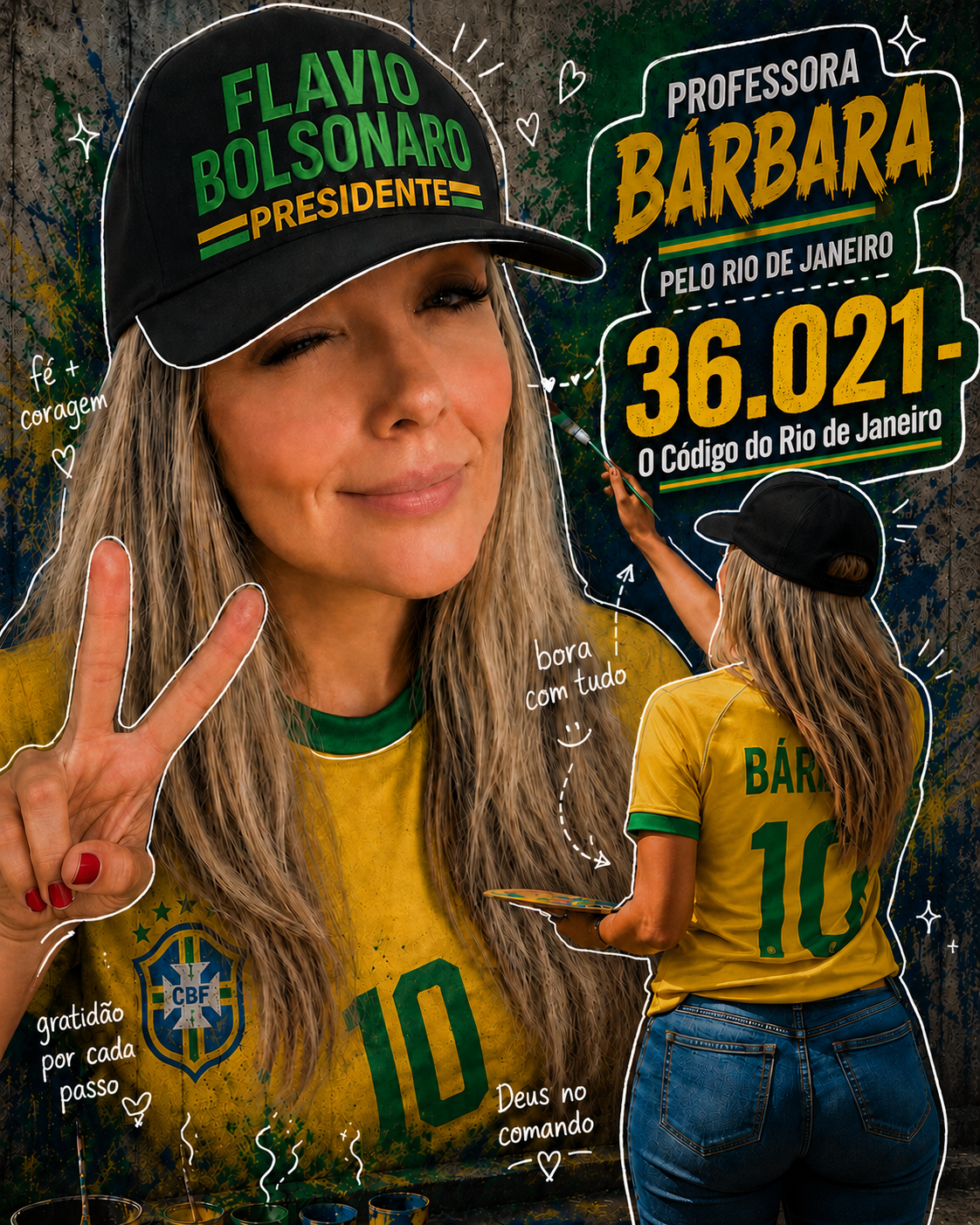 Professora Bárbara — candidata a Deputada Estadual pelo Rio de Janeiro